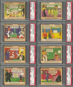 1935 R48-2 Gum, Inc. "Film Funnies" (With Names) Complete Set (24)